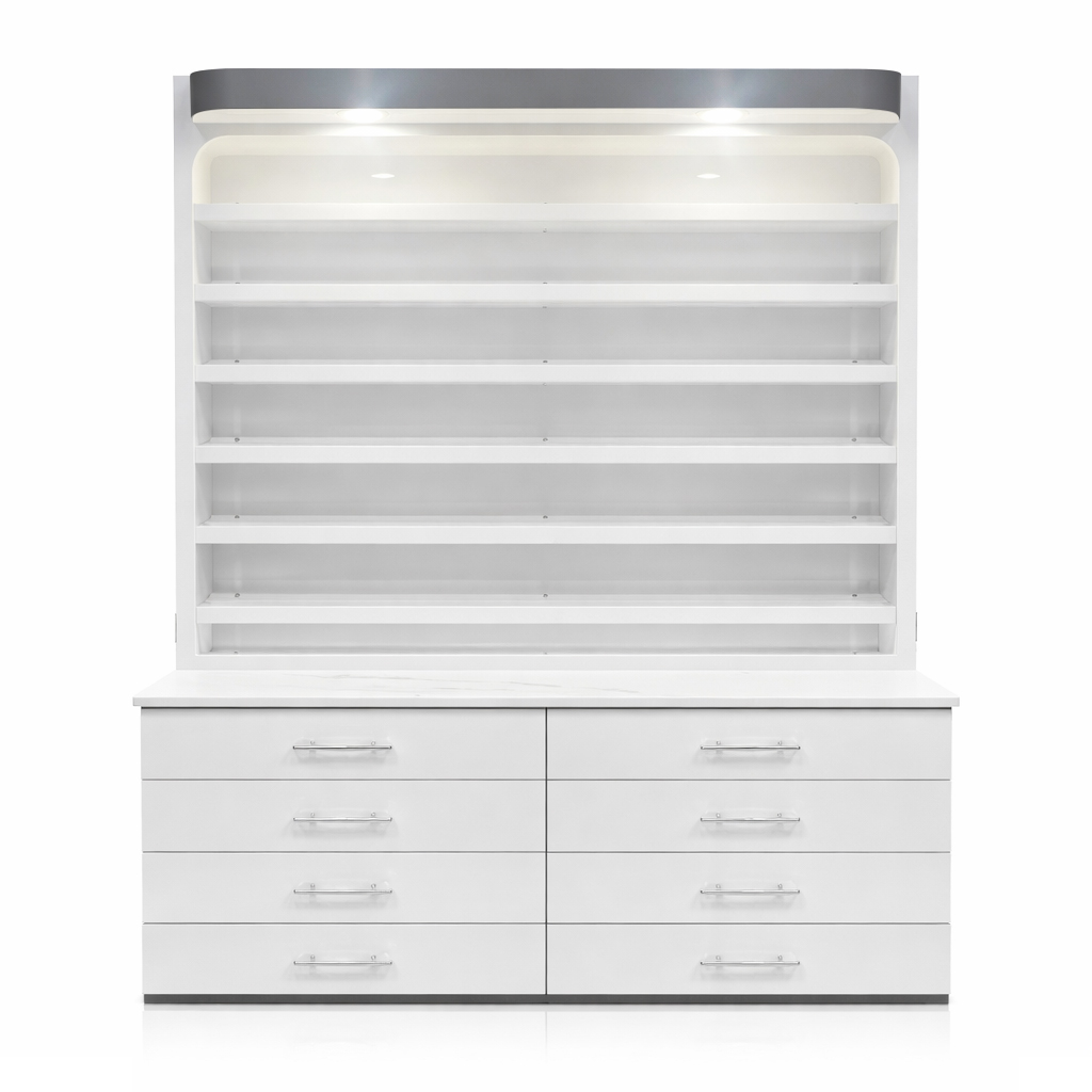 Cabinet 48 inch - White and Grey